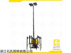 大型移动照明灯塔,自发电LED自动升降泛光灯