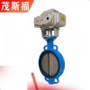 广西工厂阀门 电动对夹蝶阀/法兰式