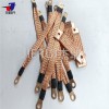 定制幕墙防雷铜导线 铜编织导电带 铜软连接 双孔柔性导电铜索/锁