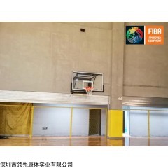 5310柱装悬臂固定篮球架  墙面壁挂篮球架系统
