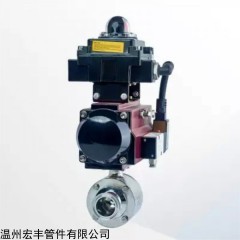 衛(wèi)生級(jí)不銹鋼氣動(dòng)鍛造直通球閥