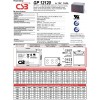 CSB蓄电池GP12120青岛分销商厂家批发现货