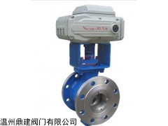 ZAJV电动V型调节球阀 温州鼎建专业球阀及阀门球体A