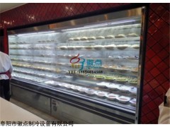 火锅喷雾菜品保鲜柜，定做自选菜品柜，徽点不锈钢喷雾菜架