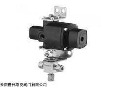 SS-42GXS4-51S 美國(guó)不銹鋼3通球閥，180° 彈簧回程執(zhí)行器