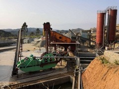 SHY1840 沃力機(jī)械 廣東深圳洗砂機(jī)廠家 石粉洗砂過(guò)程