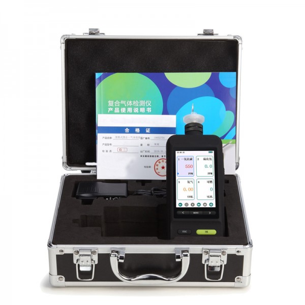 泵吸式CH2O甲醛检测报警仪彩屏显示