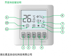 TC500-4TSA-WH 施耐德樓宇控制風機盤管液晶溫控器