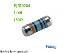 CSR0204FTDV1800  Viking光頡0204色環(huán)電阻180R