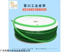 定制 绿色聚氨酯圆带输送带，PU圆带