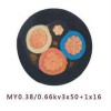矿用移动电缆MY-3*2.5+1*2.5厂家