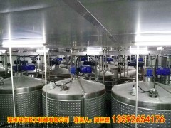 樱桃酒整套加工设备 樱桃果酒生产线 果酒生产线 樱桃酒整套加工设备 ​全自动樱桃果酒生产线