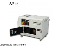 大泽动力 矿山移动12kw静音柴油发电机