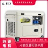 5kw柴油发电机工厂施工用