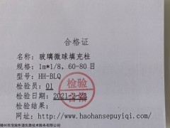 HH-BLQ玻璃微珠总烃柱 环境空气 总烃的测定 气相色谱法
