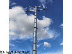 35KV 图纸加工18米双回路钢杆 35KV耐张钢管杆