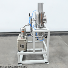 真空炉石英管抽真空分子泵排气台