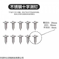 十字不銹鋼測釘 測量控制點(diǎn)標(biāo)志水準(zhǔn)點(diǎn)界址沉降觀測點(diǎn)釘