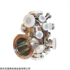 CF 真空腔體非標腔室304不銹鋼加工 方型雙層高真空腔體